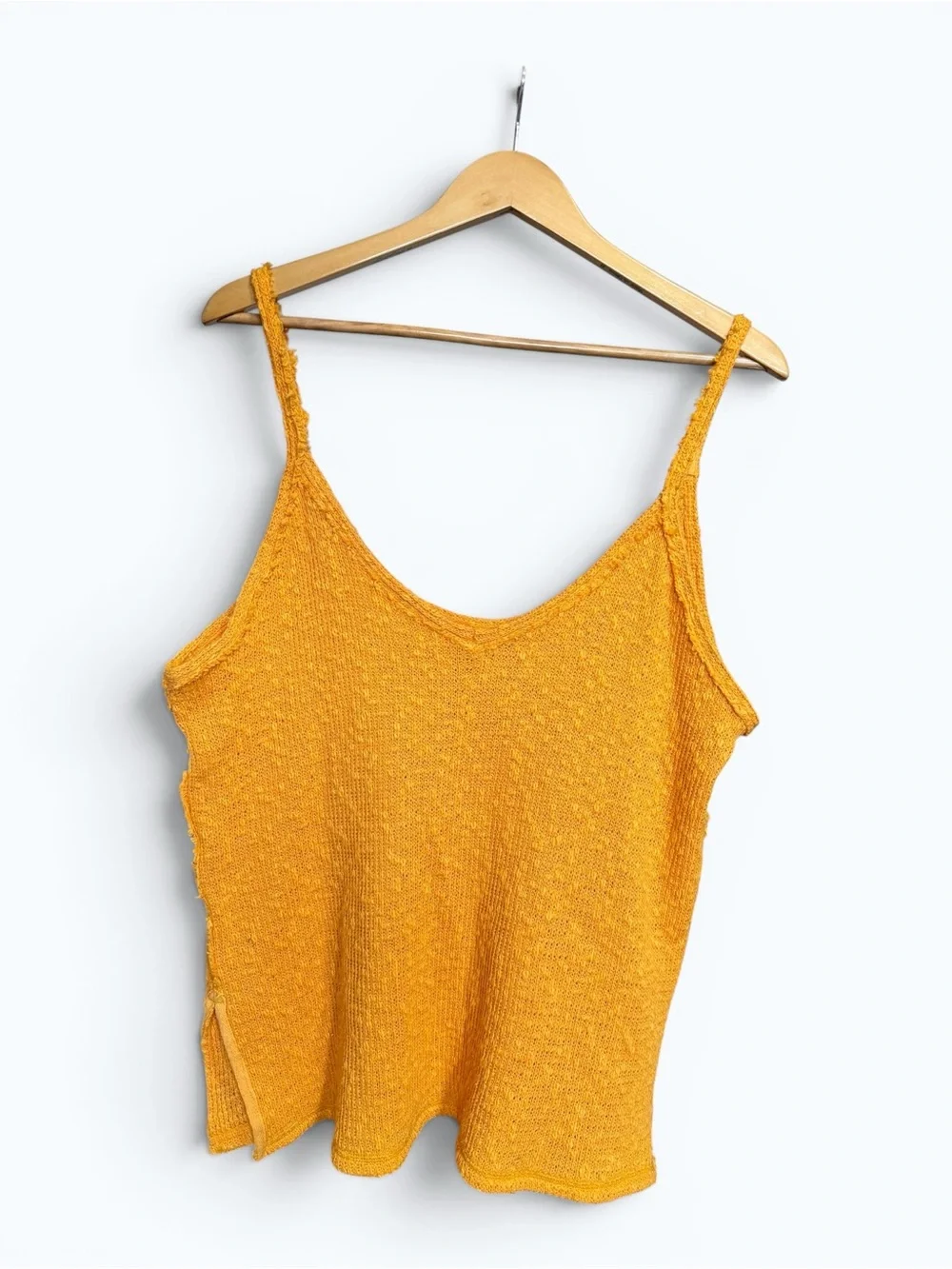 Free People We The Free California Poppy Knit Tank Top Medium NWT